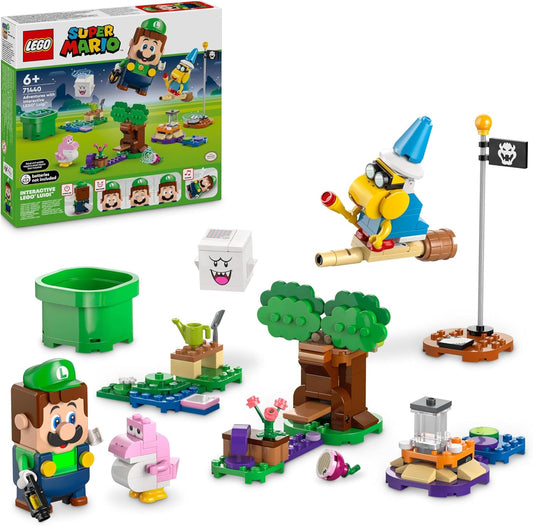 LEGO Super Mario Adventure with the Interactive Luigi, Nintendo Gift for Boys, Girls and Gamers from 6 Years, Adventure Playset for Children with Pink Baby Yoshi 71440