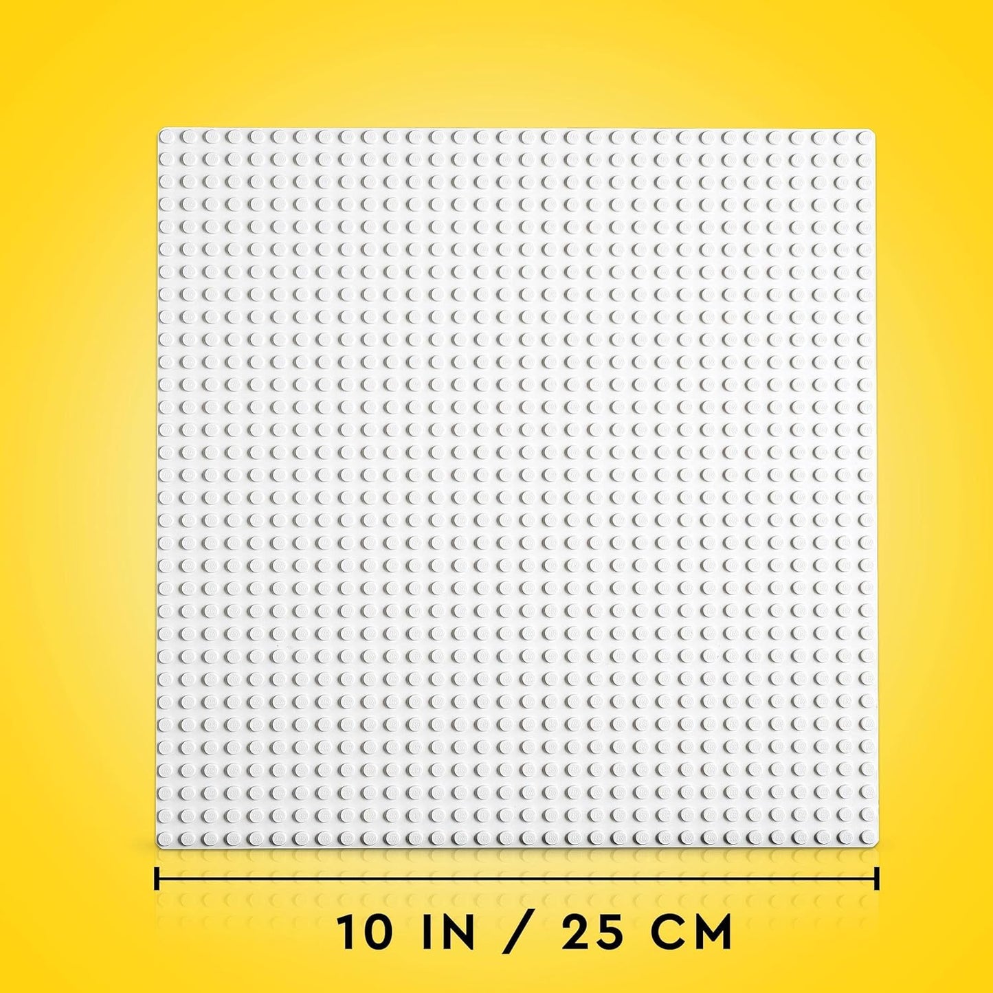 LEGO 11026 Classic White Building Plate, Square Base Plate with 32 x 32 Nubs as Base Sets, Construction Toy