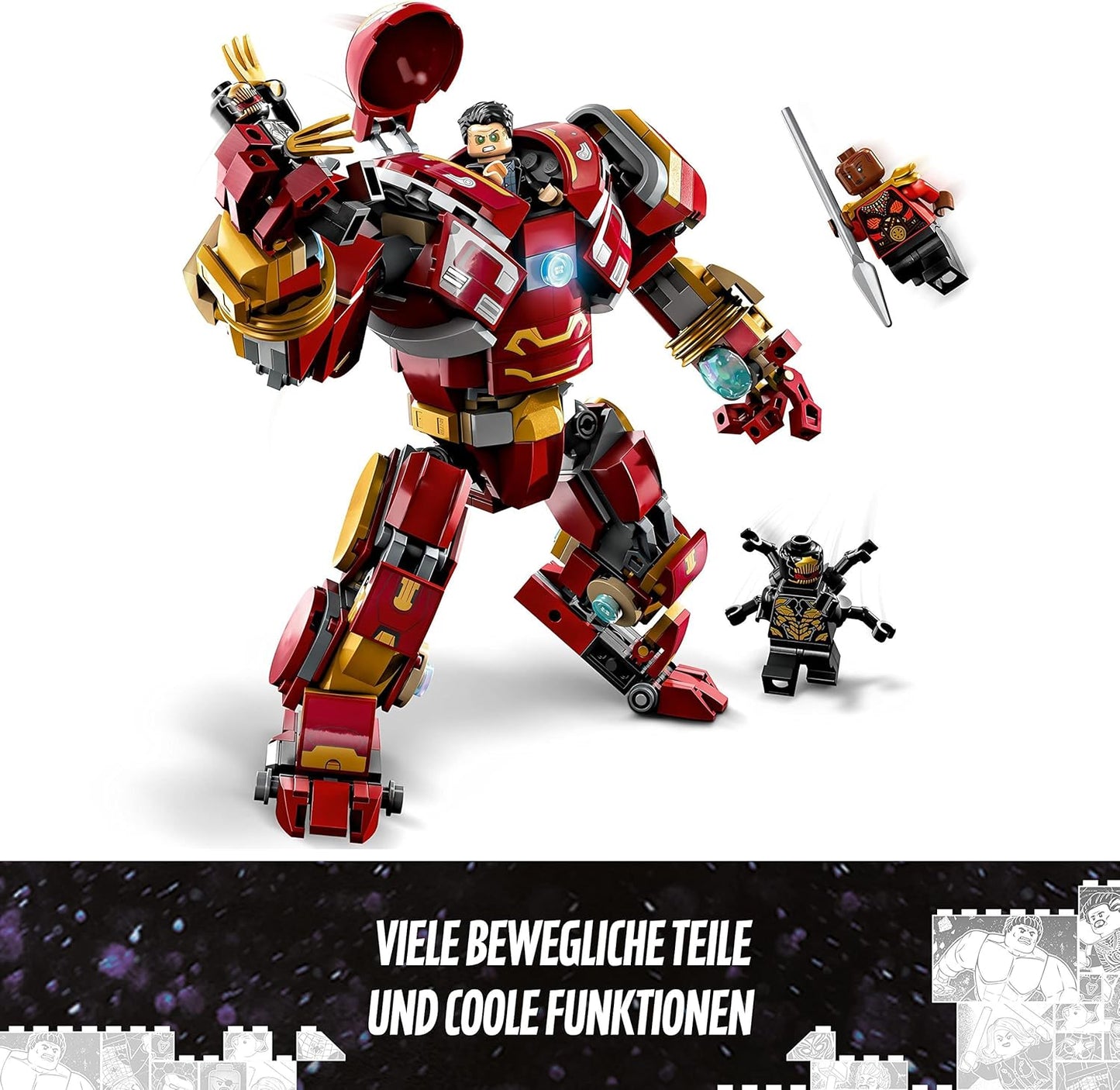 LEGO 76247 Marvel Hulkbuster: The Battle of Wakanda, Avengers Infinty War Toy with Bruce Banner Mini Figure, Action Figure for Children from 8 Years