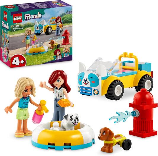 LEGO Friends Mobile Dog Salon, Vehicle Play Set with Animals for Role Play, Children's Toy with 2 Toy Figures and 2 Dogs for Girls and Boys from 4 Years, Dog Grooming Set 42635