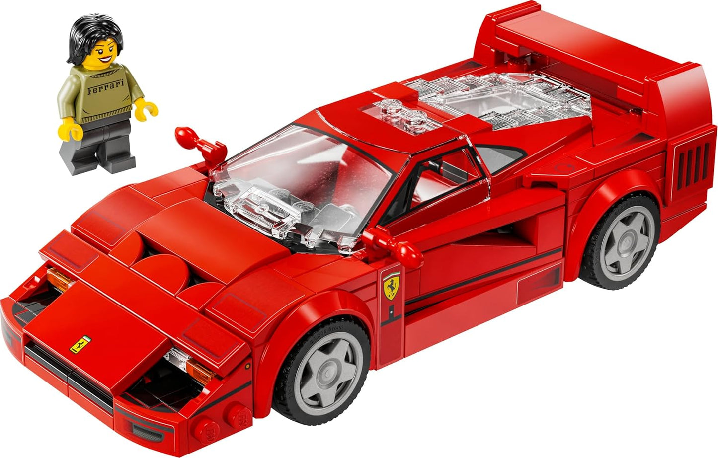 LEGO 76934 Speed Champions Ferrari F40 Super Sports Car, Play Set with Buildable Toy Car and Driver Mini Figure, Collectable Building Set for Children, Gift for Boys and Girls