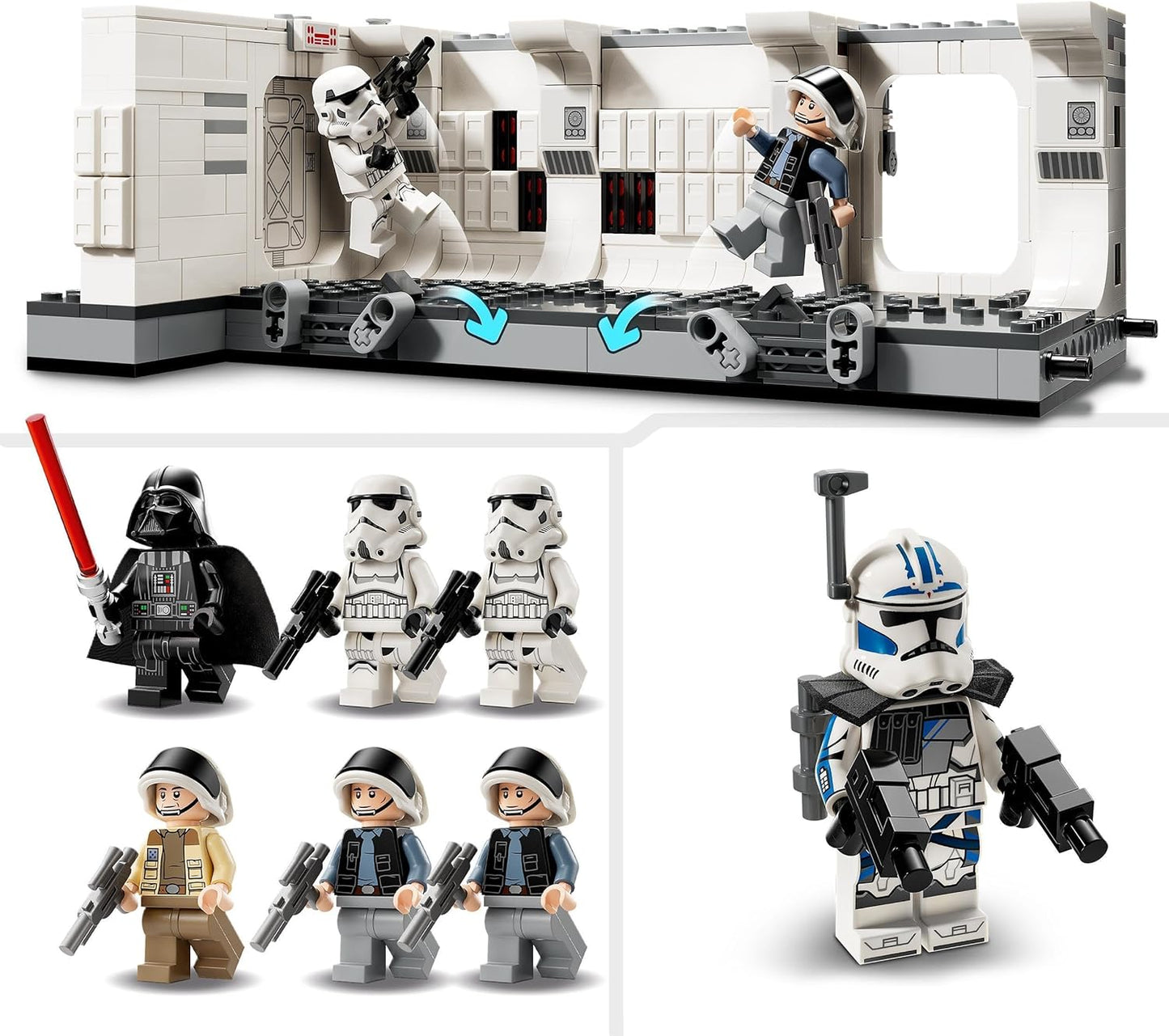 LEGO Star Wars The Entern of the Tantive IV, Building Toy for the Film A New Hope, Fantasy Playset for Children to Collect, Gift Idea for Boys and Girls from 8 Years and for Collectors 75387