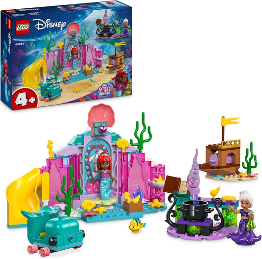 LEGO Disney Princess Ariel Crystal Cave, Fantasy Toy for Children with Mermaid Figure, Shipwreck and Fish, Gift for Girls and Boys from 4 Years 43254