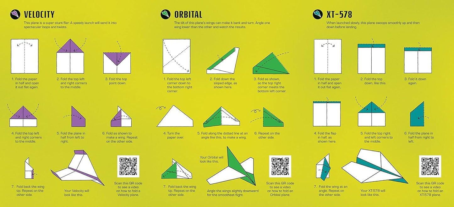 100 Superplanes to Fold and Fly