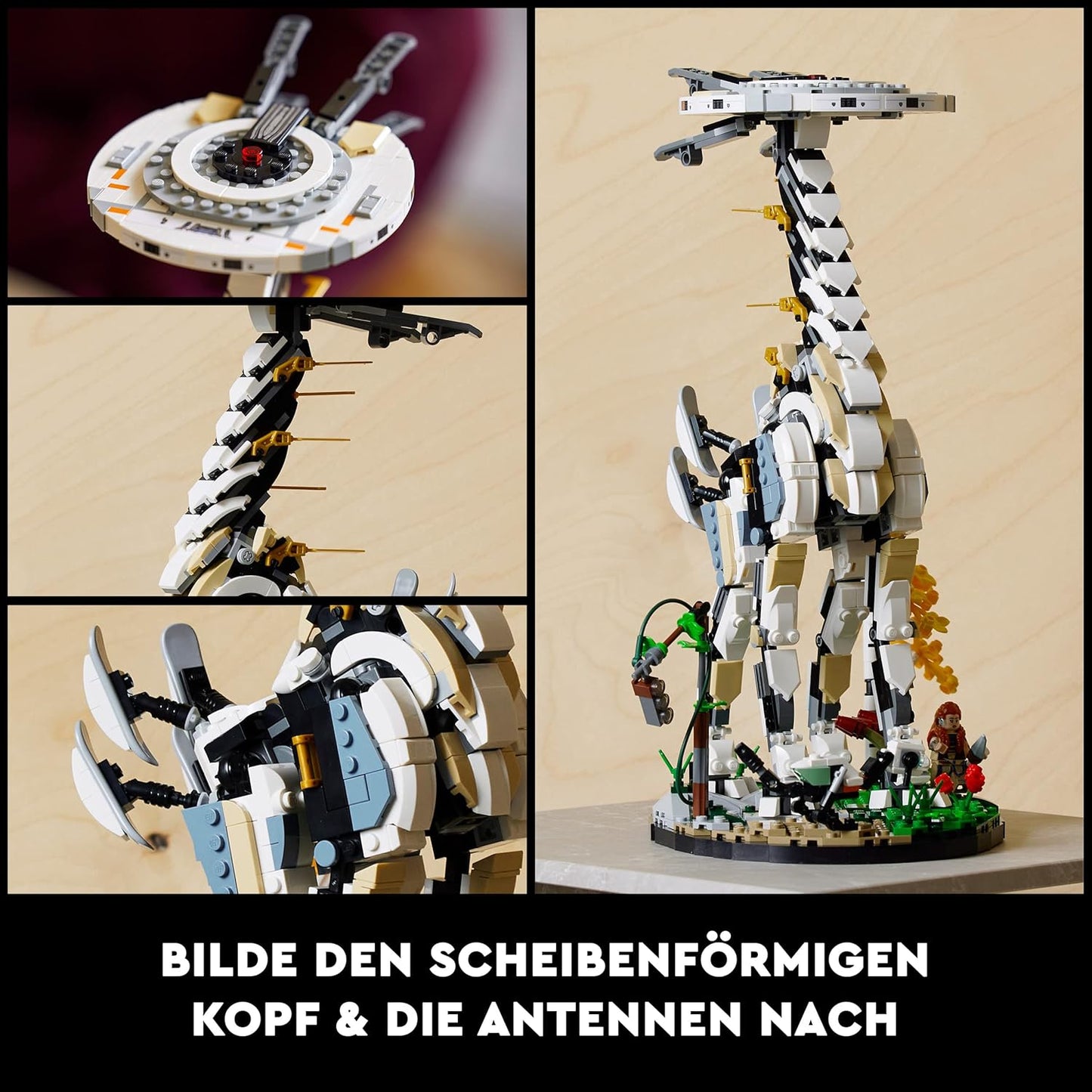 LEGO 76989 Horizon Forbidden West: Longneck Model Kit for Adults with Aloy Mini Figure and Guardian Figure, Gift Idea for Collectors, Men and Women, Him and Her