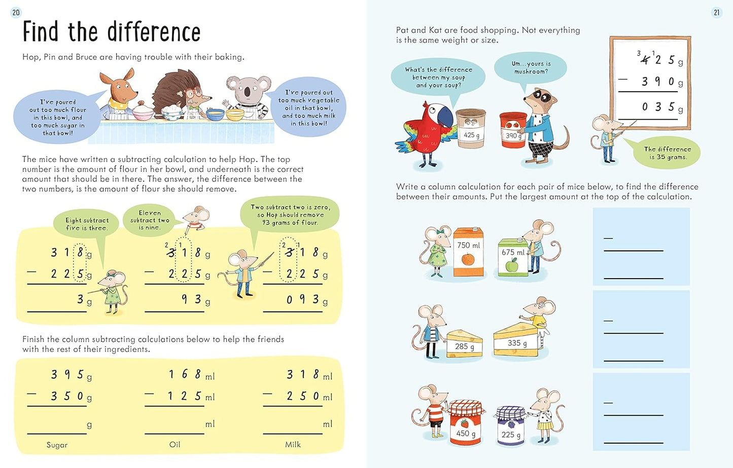 Usborne Workbooks Adding and Subtracting 7-8: 1