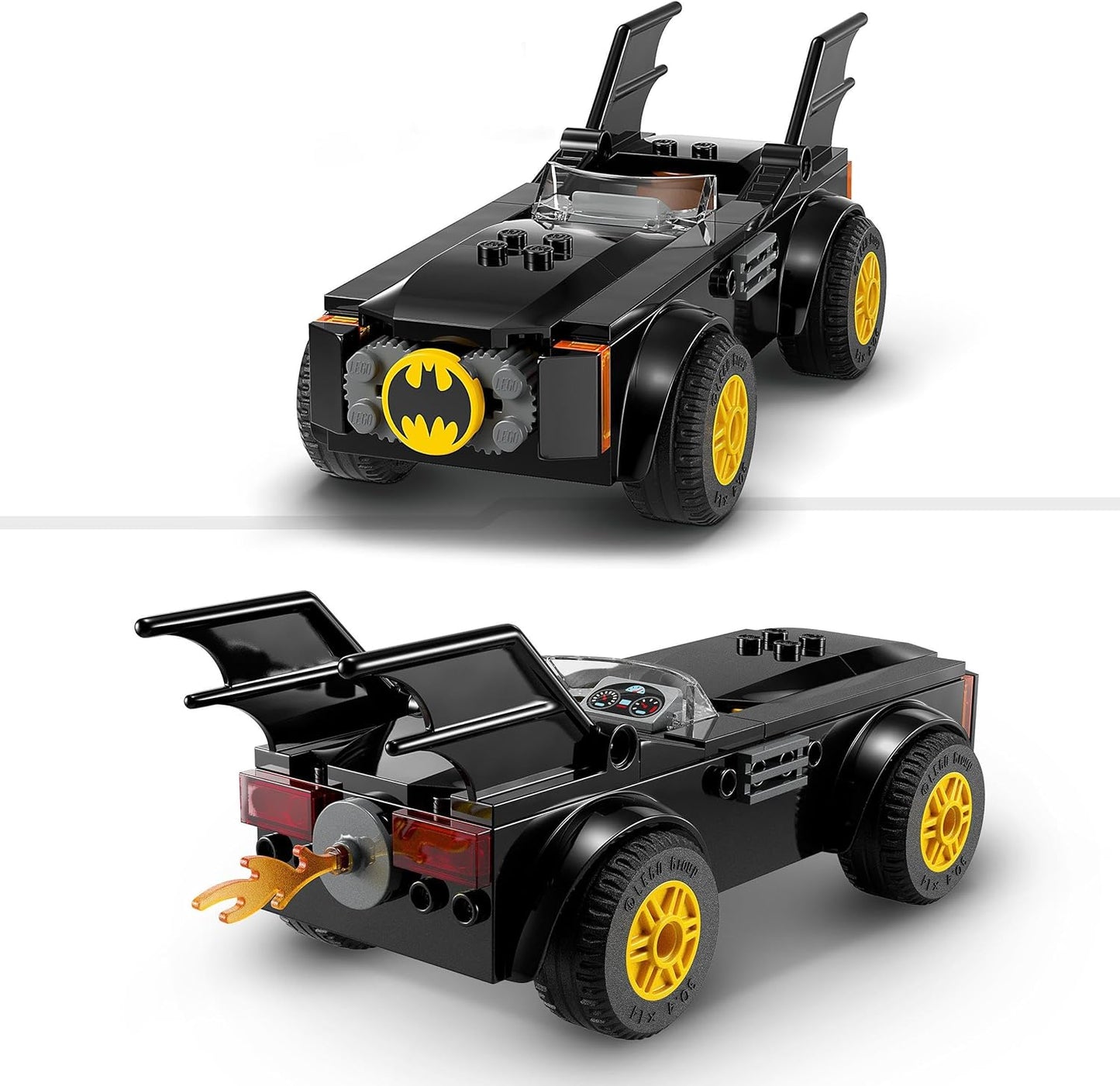 LEGO 76264 DC Batmobile Chase: Batman vs. Joker Toy Car Set, Superhero Starter Set with 2 Mini Figures, Toys for Preschool Kids, Boys, Girls from 4 Years, Quick Set Up