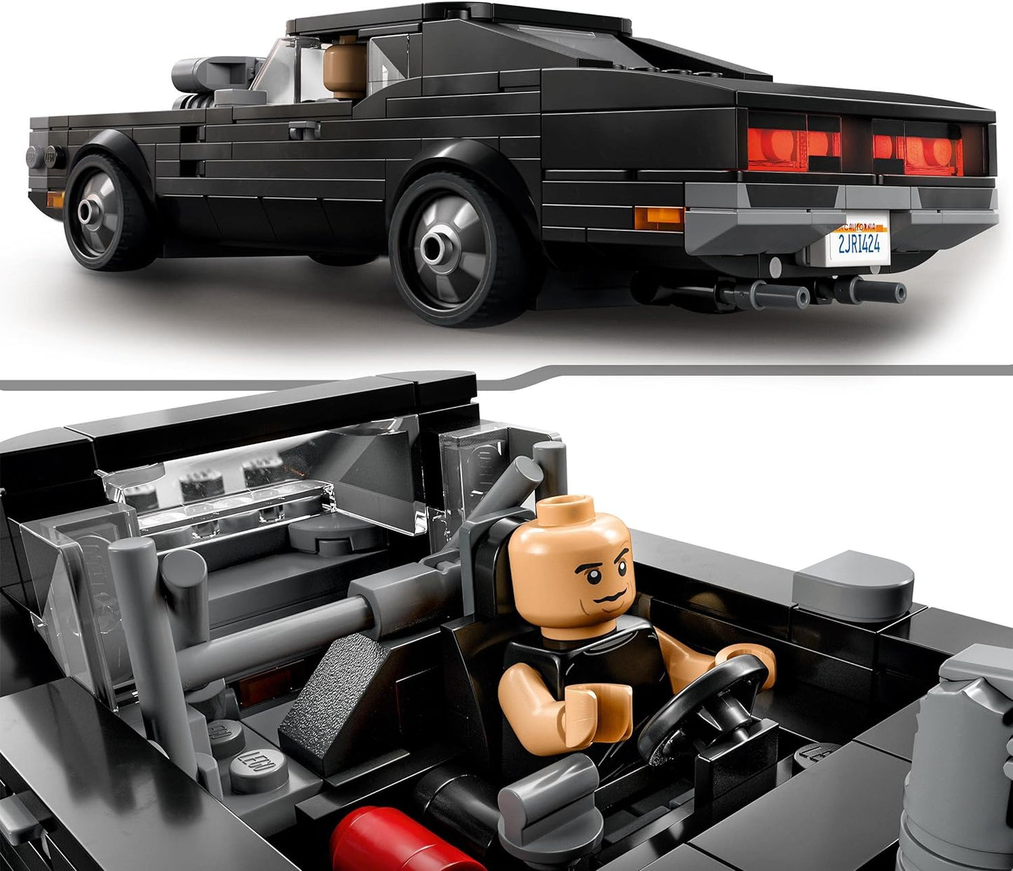 LEGO 76912 Speed Champions Fast & Furious 1970 Dodge Charger R/T, Toy Car Model to Build for Children, Set with Dominic Toretto Mini Figure