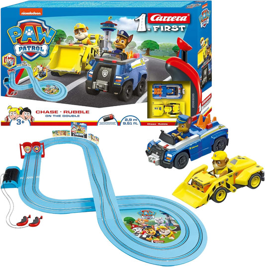 Carrera 20063035 First-Paw Patrol-On Double 2.9 m, Multi-Coloured