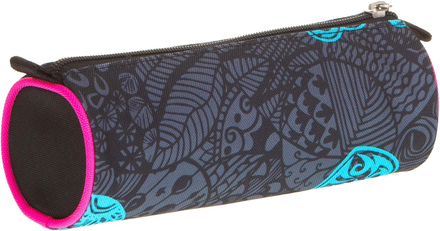 Seven Colorflower 21cm 0.5 Litre Pencil Case - Black