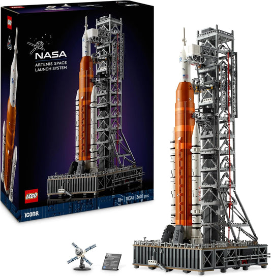 LEGO Icons NASA Artemis Launch Ramp 10341, Gift, Living Room or Office Decoration, Building Kit for Adults, with Orion Space Capsule and Launch Ramp, Exclusive to Amazon