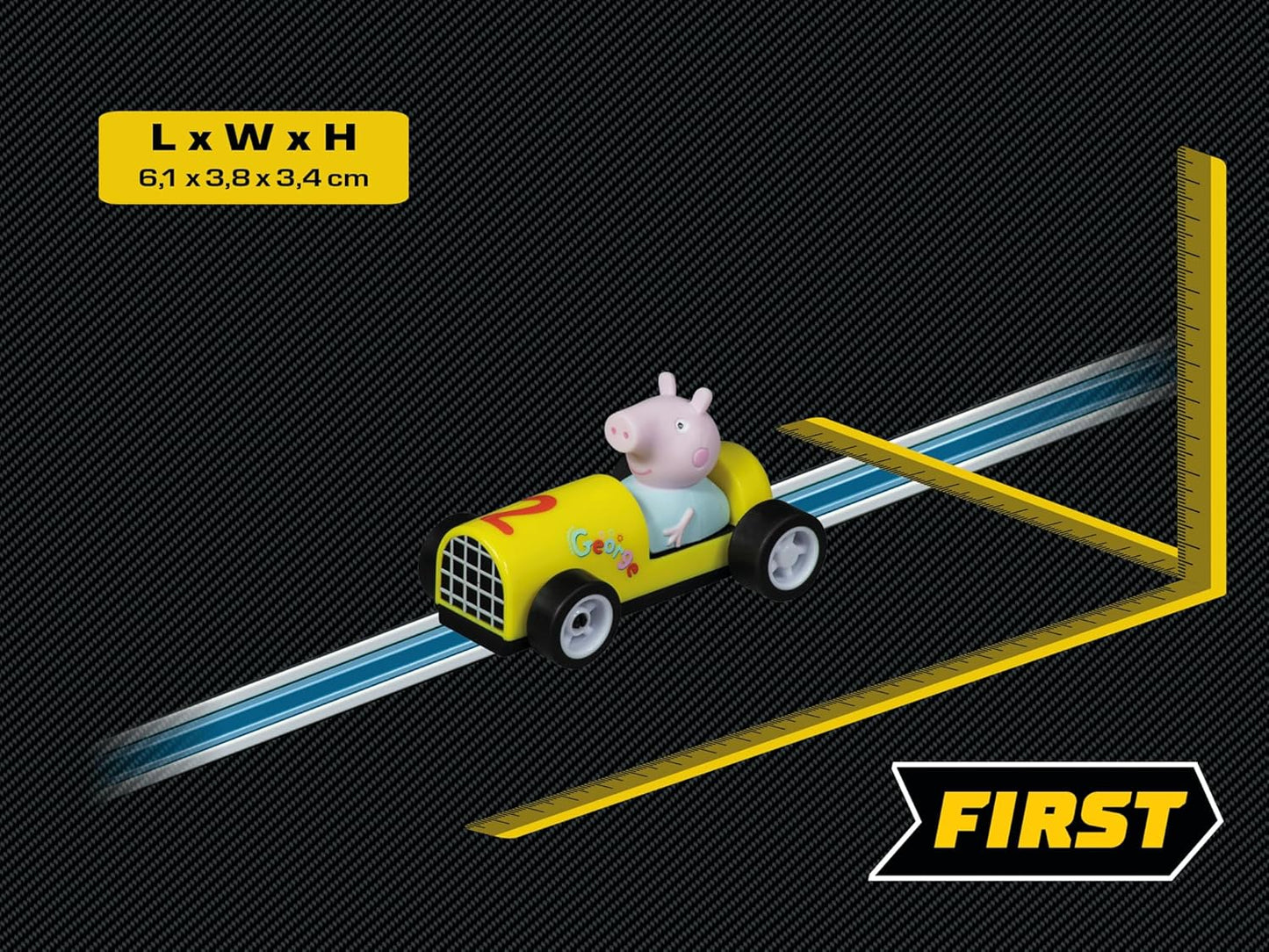 Carrera First Peppa Pig 1:50 Scale Car