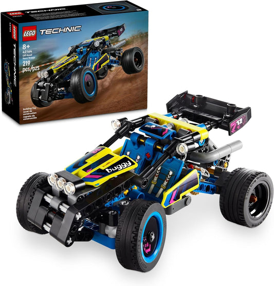 LEGO Technic 42164 Offroad Racing Buggy Buildable Car Toy, Cool Toy for 8 Year Old Boys, Girls and Kids Who Love Rally Competitions, Racing Car Toy with Movable