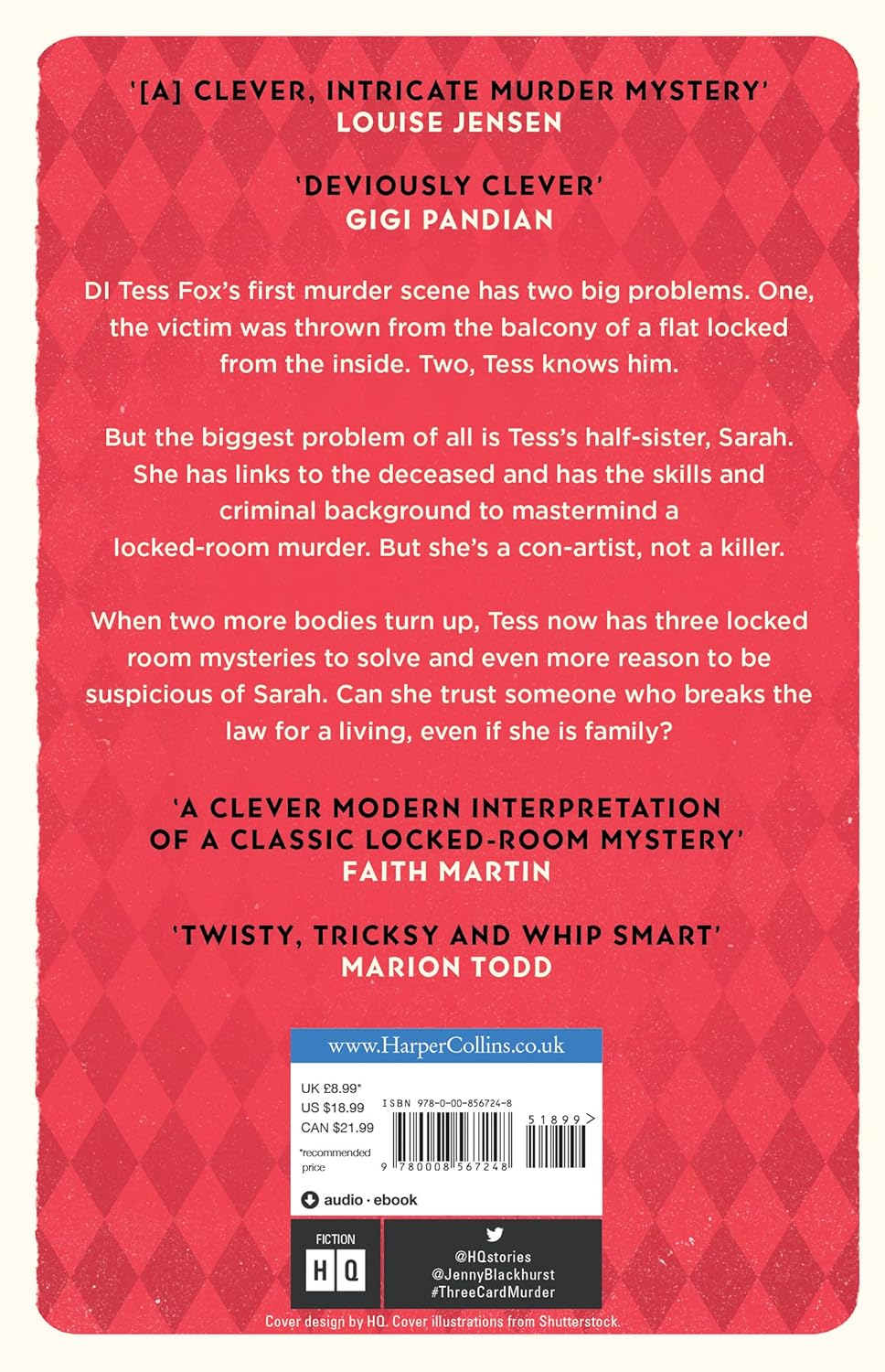 Three Card Murder: The gripping and twisty murder mystery for fans of cozy and classic crime: Book 1 (The Impossible Crimes Series)