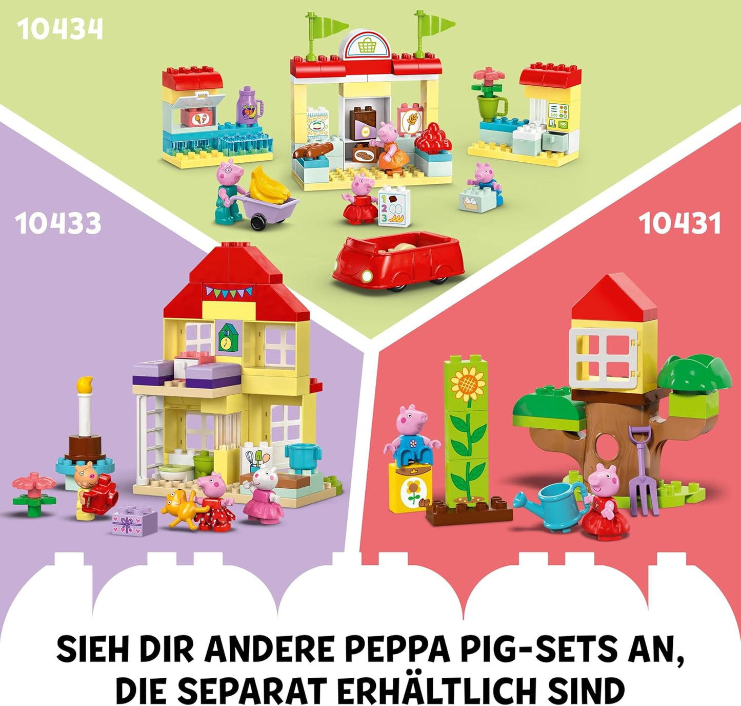 LEGO DUPLO Peppa Pig Boat Trip Toy, Early Development and Activity Toddler Toys with 2 Figures, Summer Bricks Set, Gift Idea for 2 Plus Year Old Girls & Boys 10432