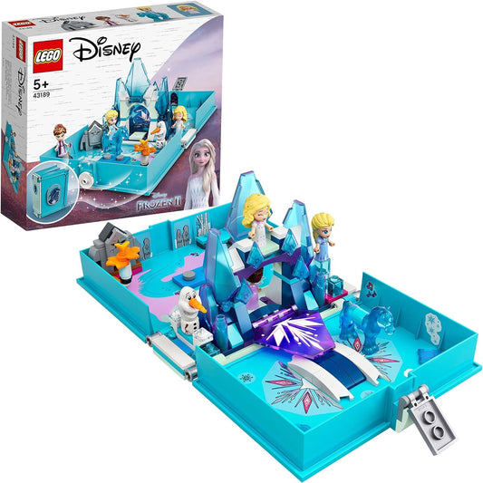 LEGO 43189 Disney Princess Frozen 2 Elsa's Storybook, Portable Play Set, Travel Toy for Kids, The Ice Queen 2