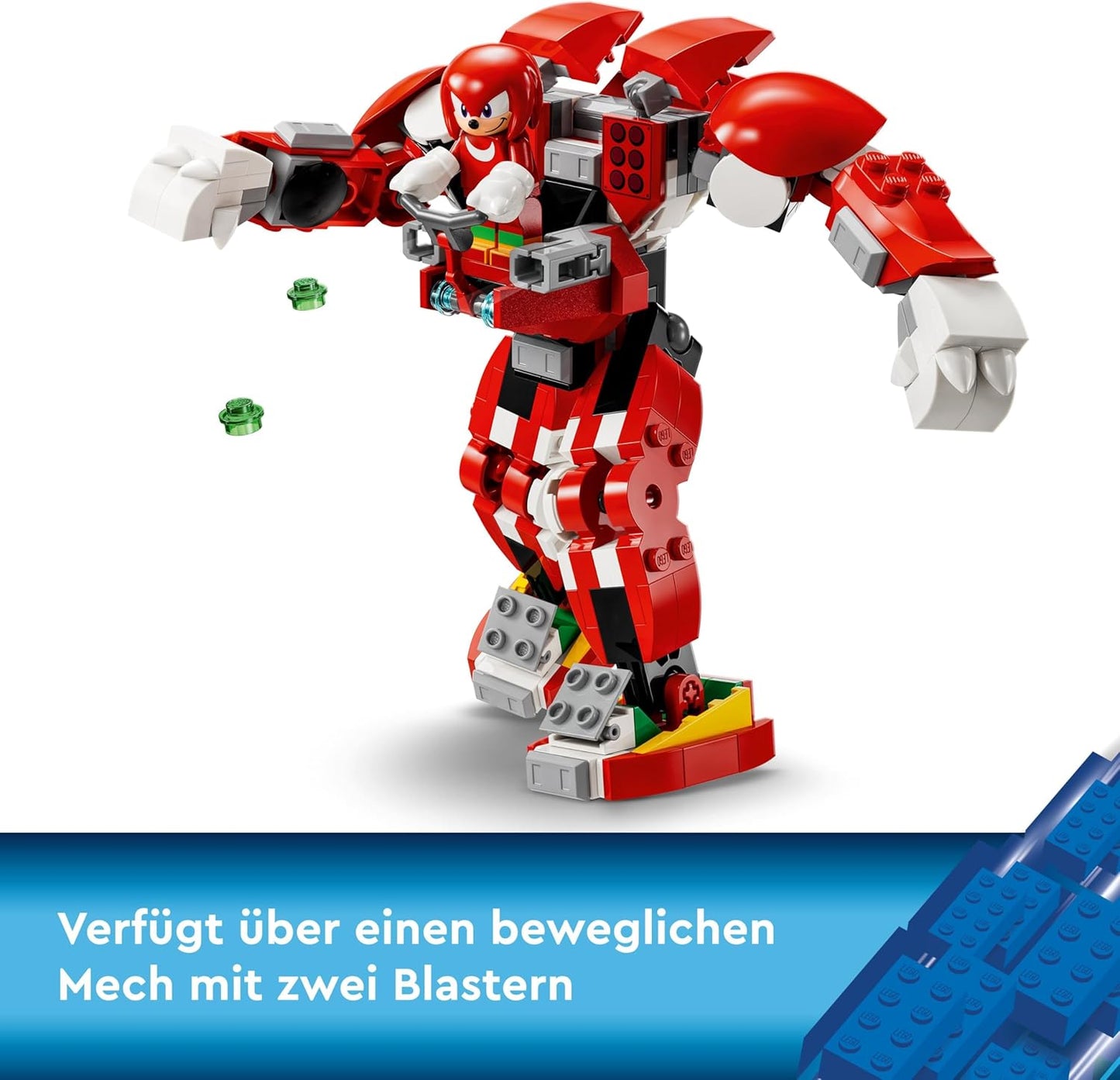 LEGO Sonic The Hedgehog Knuckles' Guardian Mech Action Figure Toy for Boys and Girls from 8 Years, with Master Emerald and Other Figures from the Video Game, Gift Idea for Children 76996