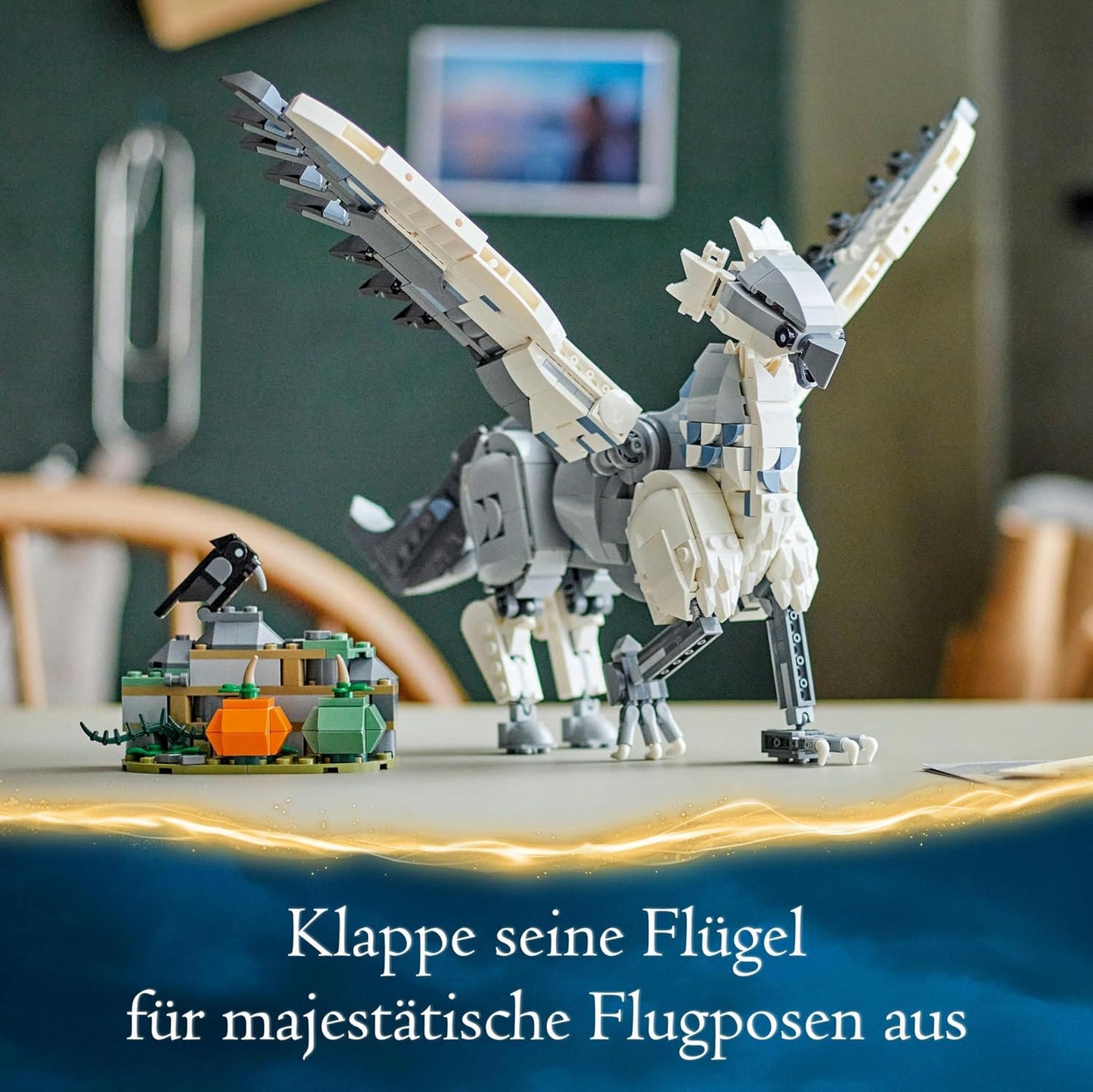 LEGO Harry Potter Hippogreif Silk Beak Collectable Mythical Creature Toy, Creative Playset for Kids, Gift for Boys, Girls and All Fans 76427