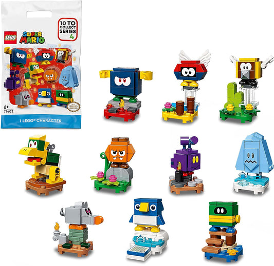 LEGO 71402 Super Mario Mario Characters Series 4, 1 Figure (Random Selection), Collectable Toy Figures from 6 Years