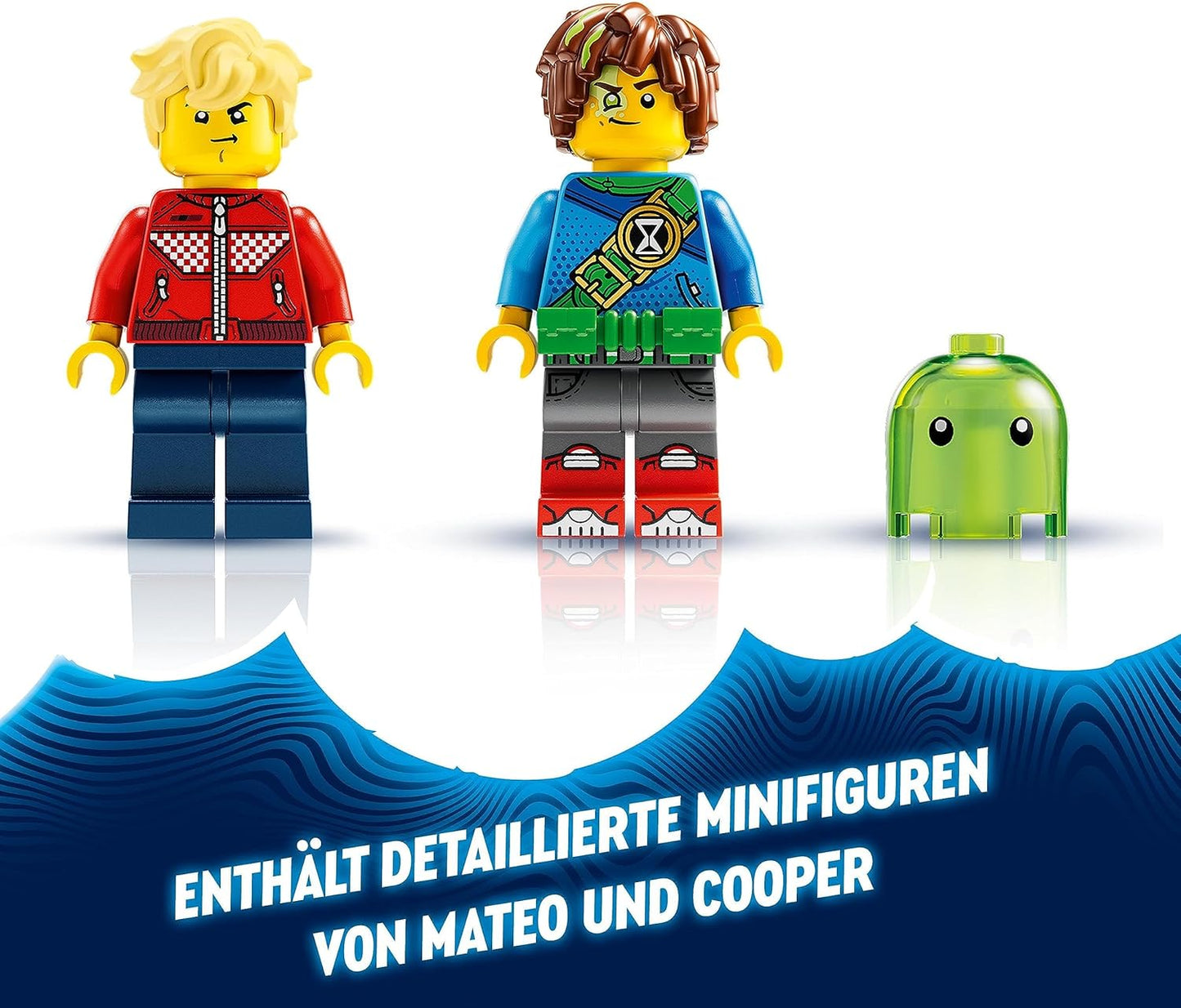 LEGO DREAMZzz 71455 2-in-1 The Albkeeper, Monster Figure Set, Turn Z-Blob into a Mini Plane or Hoverbike, Includes 2 Mini Figures from the TV Show, Toy for Children from 7 Years