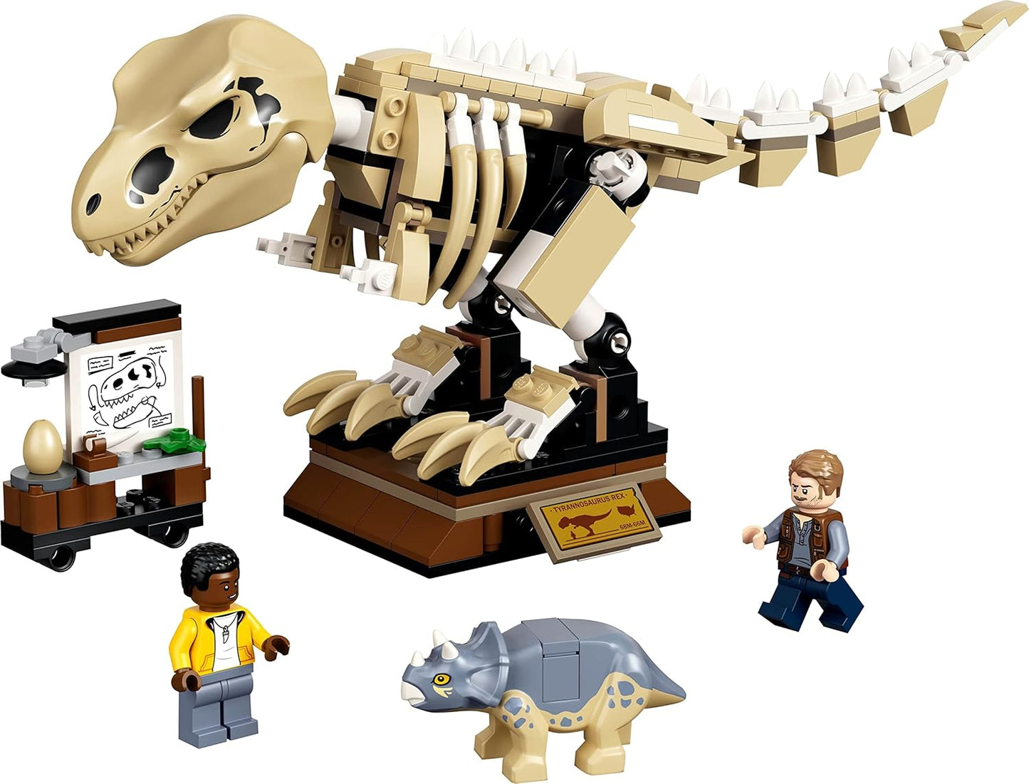 LEGO 76940 Jurassic World T. Rex Skeleton in the Fossil Exhibition