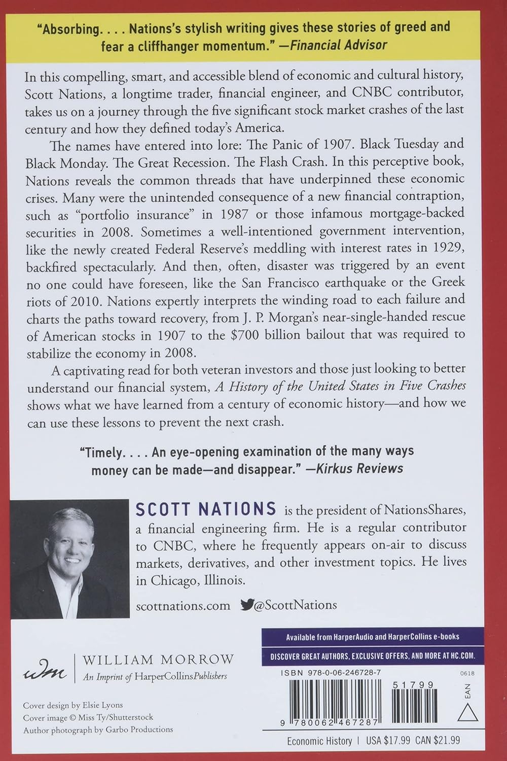 A History of the United States in Five Crashes: Stock Market Meltdowns That Defined a Nation