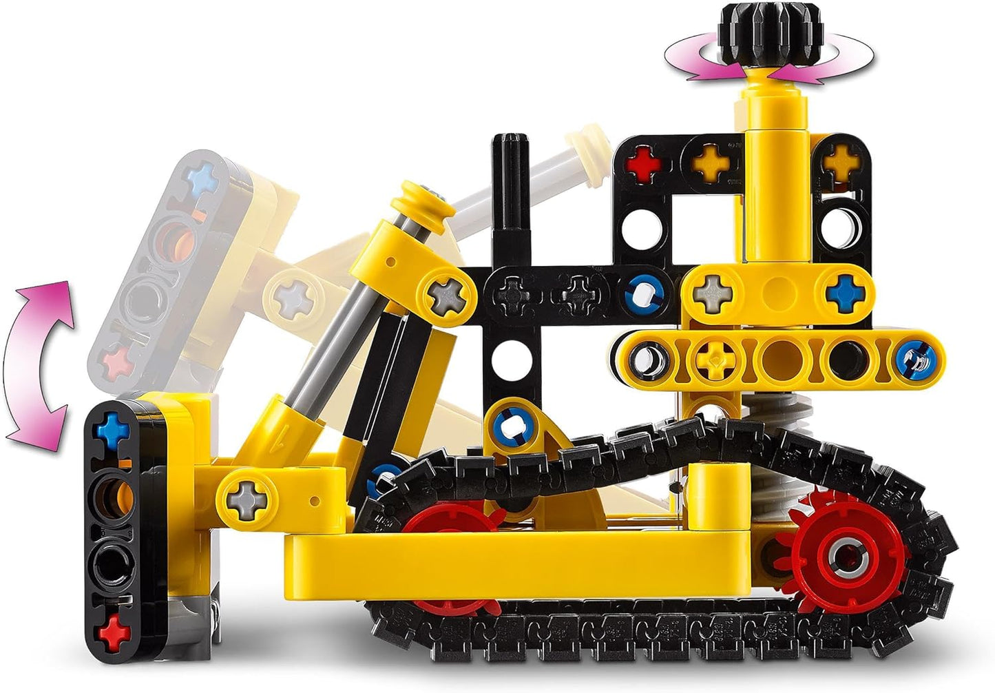 LEGO Technic Heavy Duty Bulldozer, Toy Bulldozer for Building, Complement Your Construction Site, Construction Toy for Children, Technology Gift for Boys and Girls from 7 Years, 42163