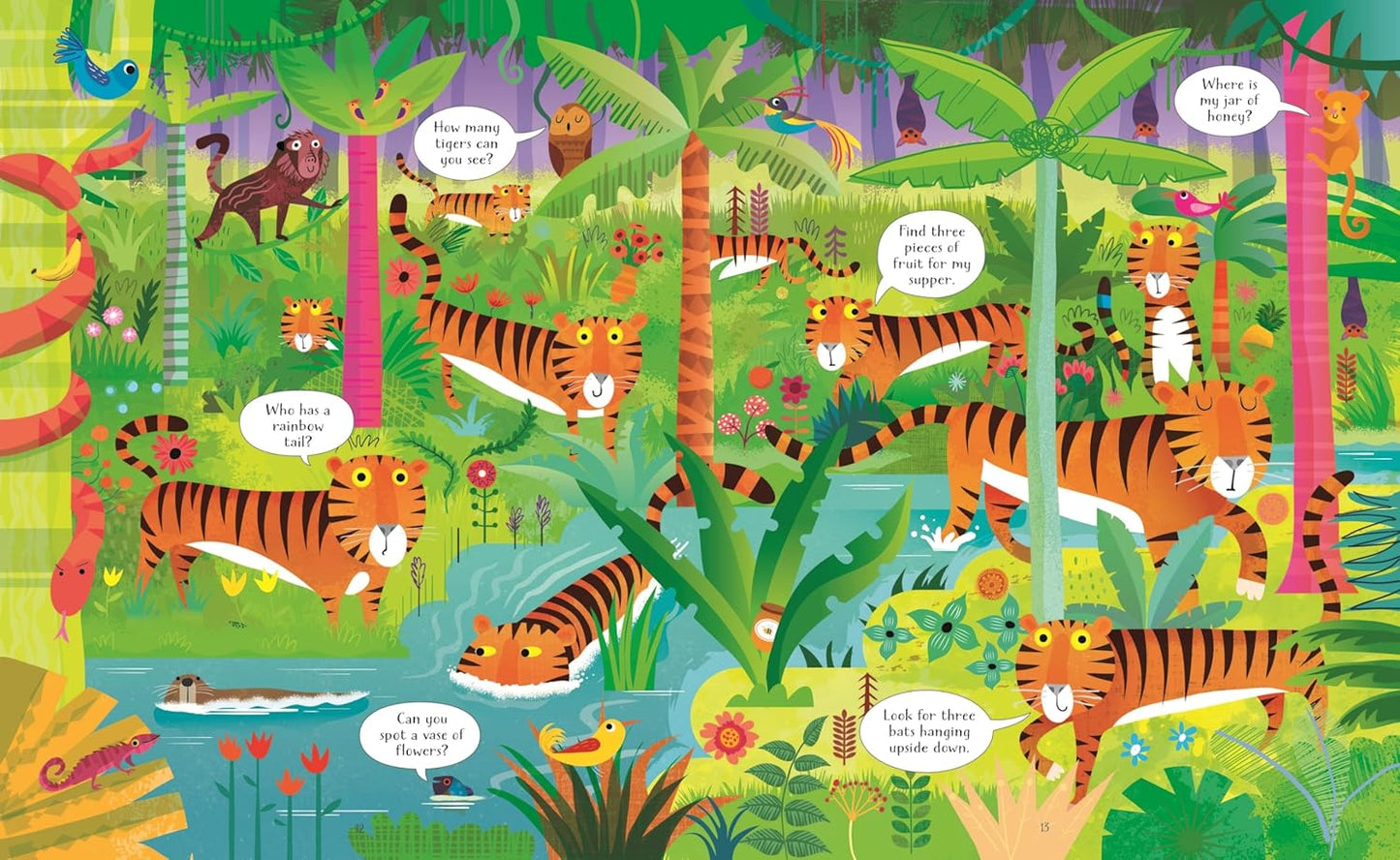 Usborne Book and Jigsaw In the Jungle