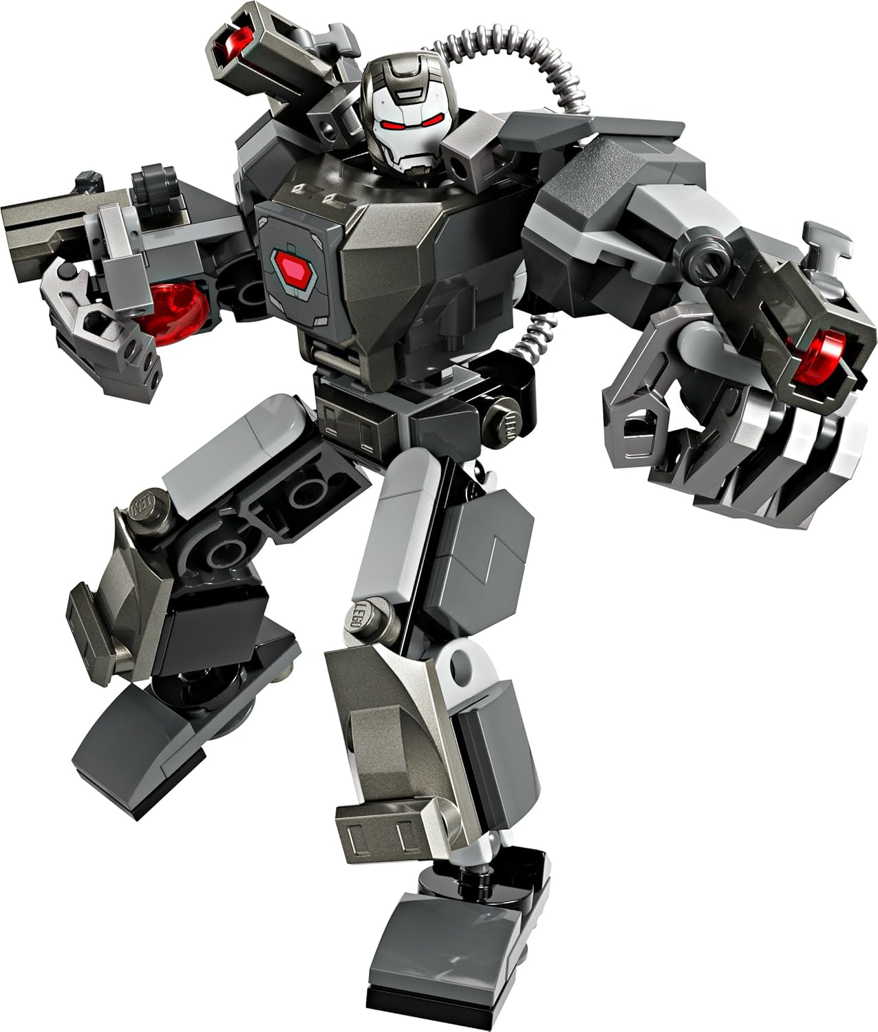 LEGO 76277 Marvel War Machine Mech, Buildable Superhero Toy with 3 Shooters for Children, Legendary Action Figure from the MCU, Gift for Boys and Girls Ages 6 and Up