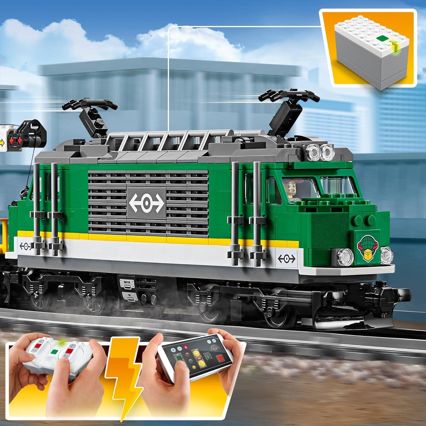 Lego City Freight Train (60198), Single, Colourful