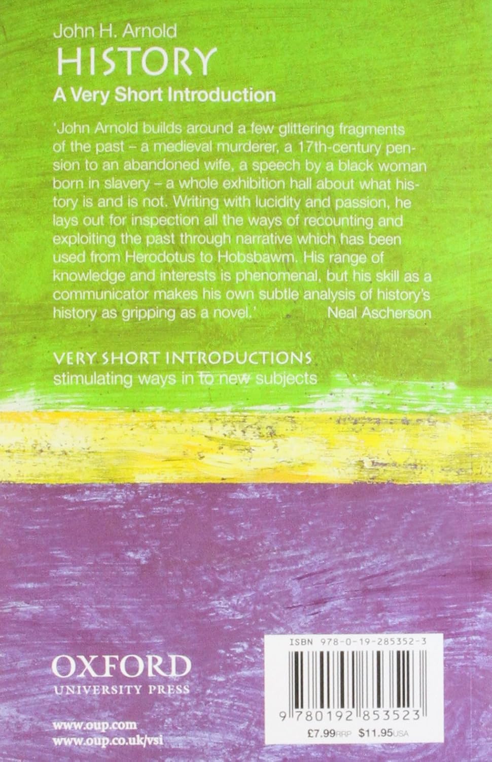 History: A Very Short Introduction (Very Short Introductions)