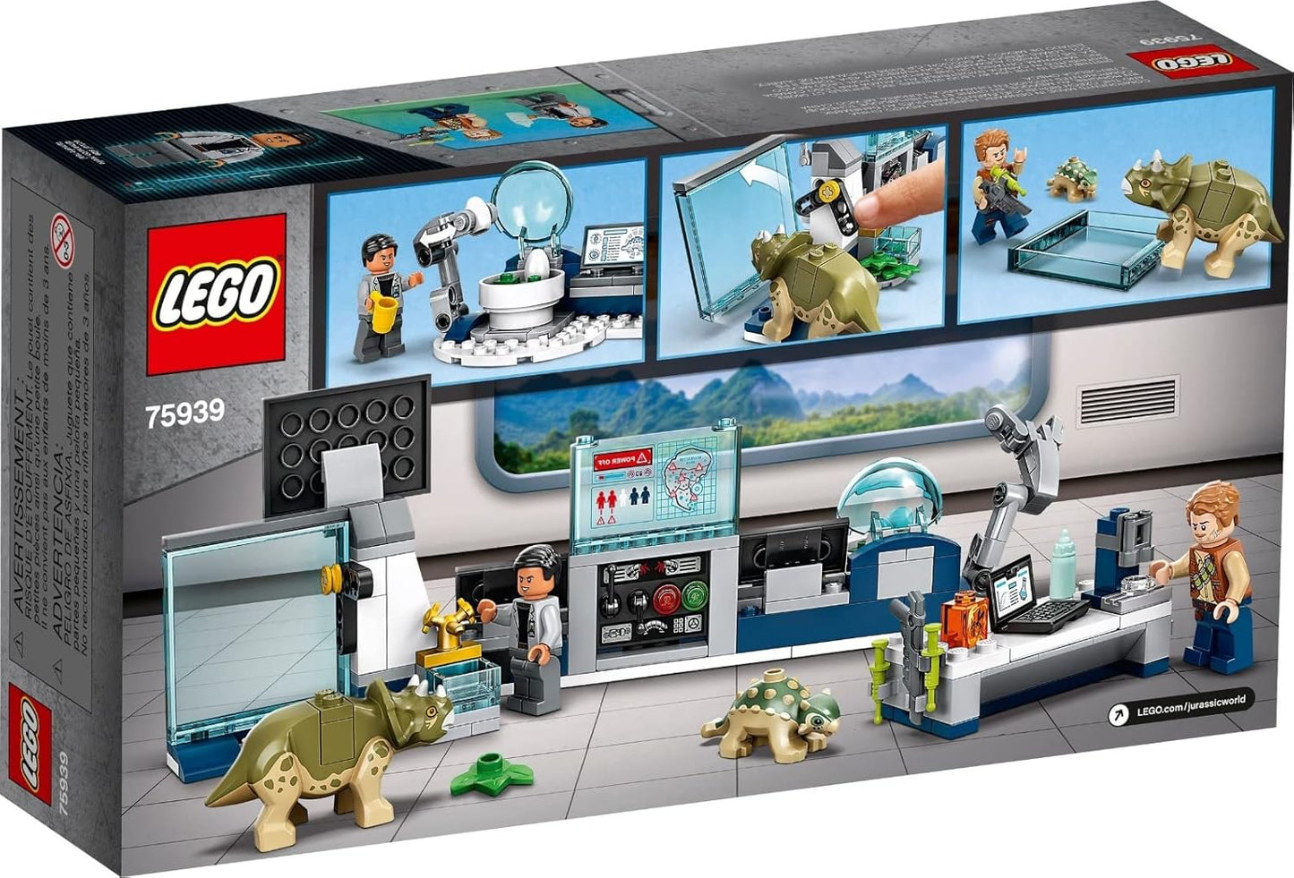 LEGO 75939 Jurassic World Dr Wu’s Lab: Baby Dinosaurs Breakout