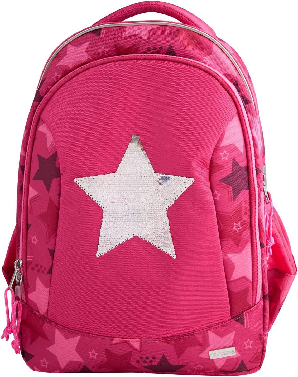 Depesche TOPModel 10722 School Backpack Star Pink Approx. 23 x 34 x 44 cm