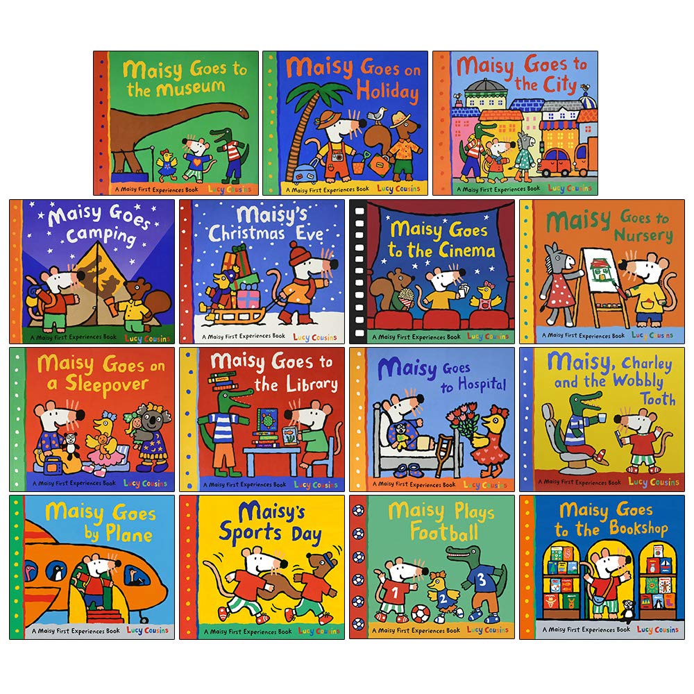 Maisy Mouse First Experiences Collection 15 Books Set Lucy Cousins Early Learners