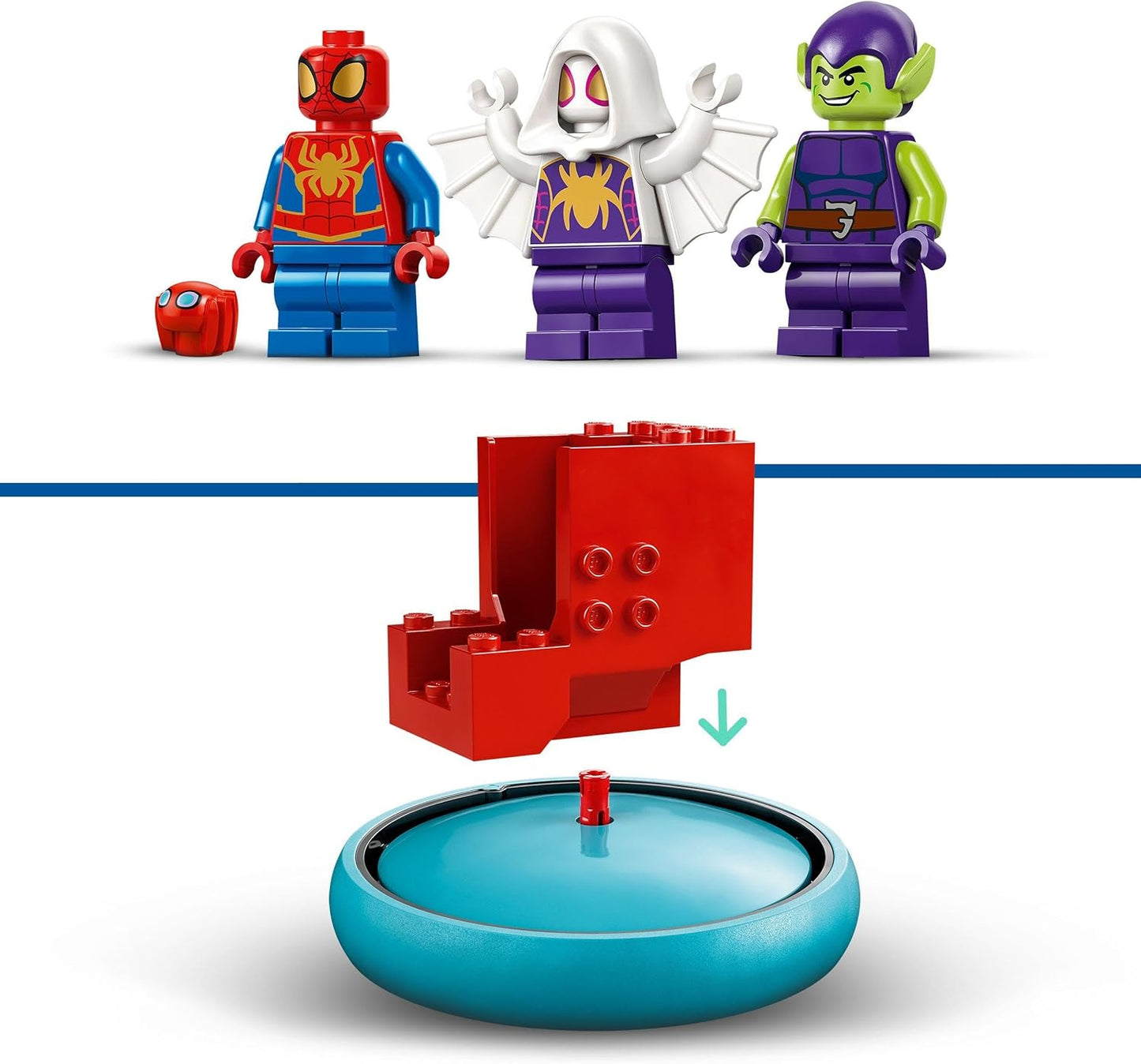 LEGO Marvel Spidey and His Super Friends Spidey vs. Green Goblin Spider-Man Toy with Mini Figures, Superhero Toy with Vehicles, Gift for Boys and Girls from 4 Years 10793