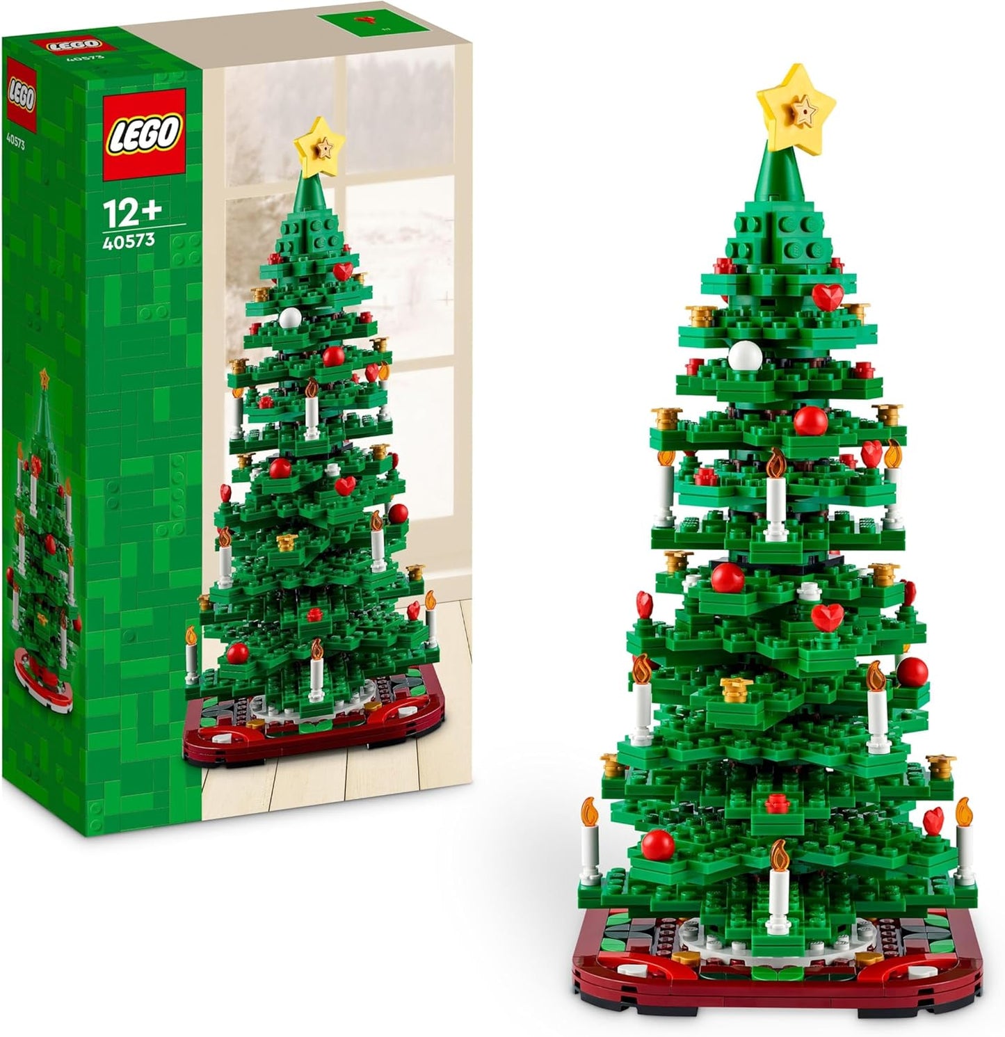 LEGO Christmas Tree, Building and Play Set for Children, Christmas Decoration for Collecting, Creative Toy, Christmas Set for Children and Families, Joint Activity, Holiday Gift Idea, 40573