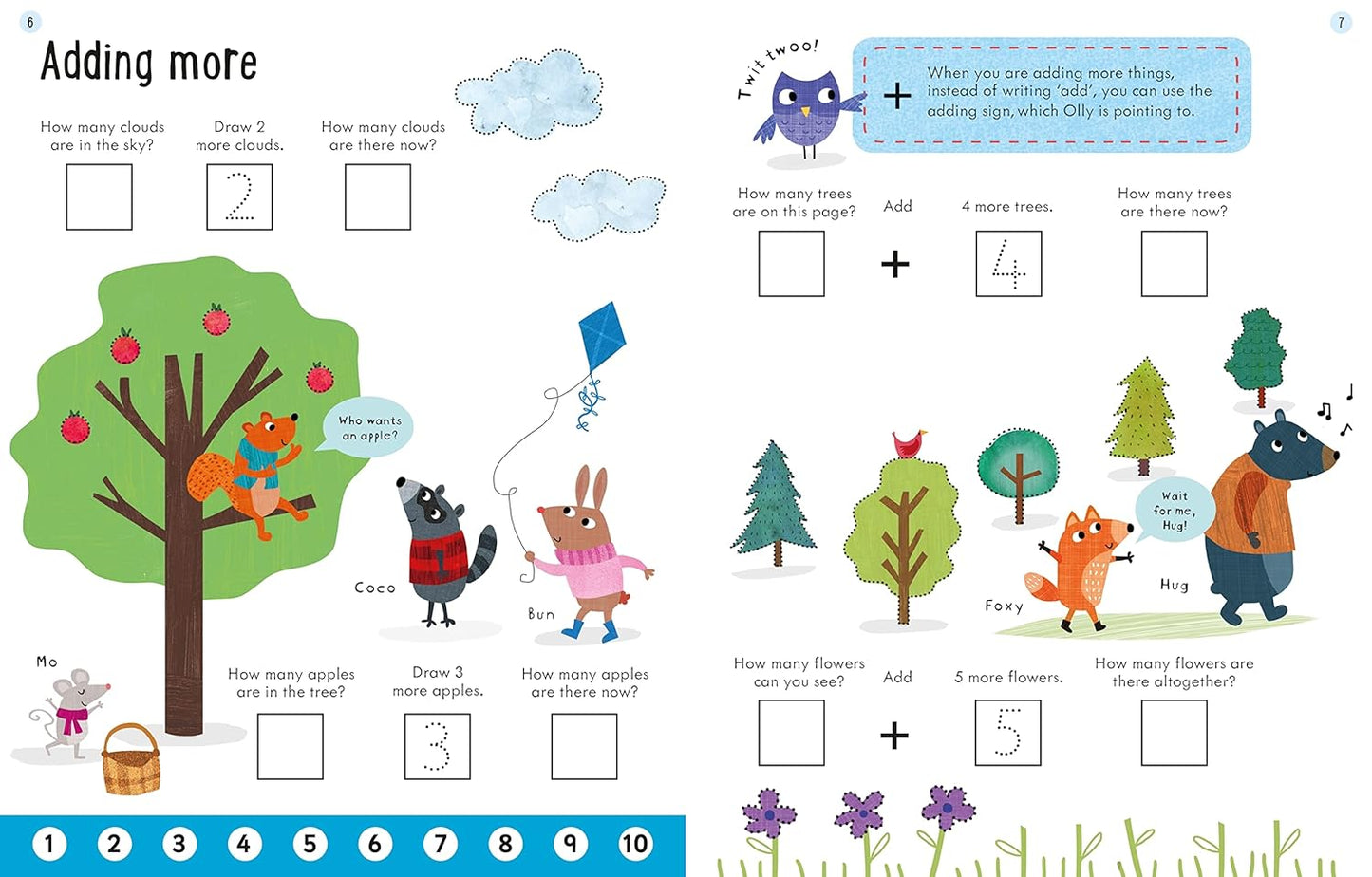 Usborne Workbooks Adding 5-6