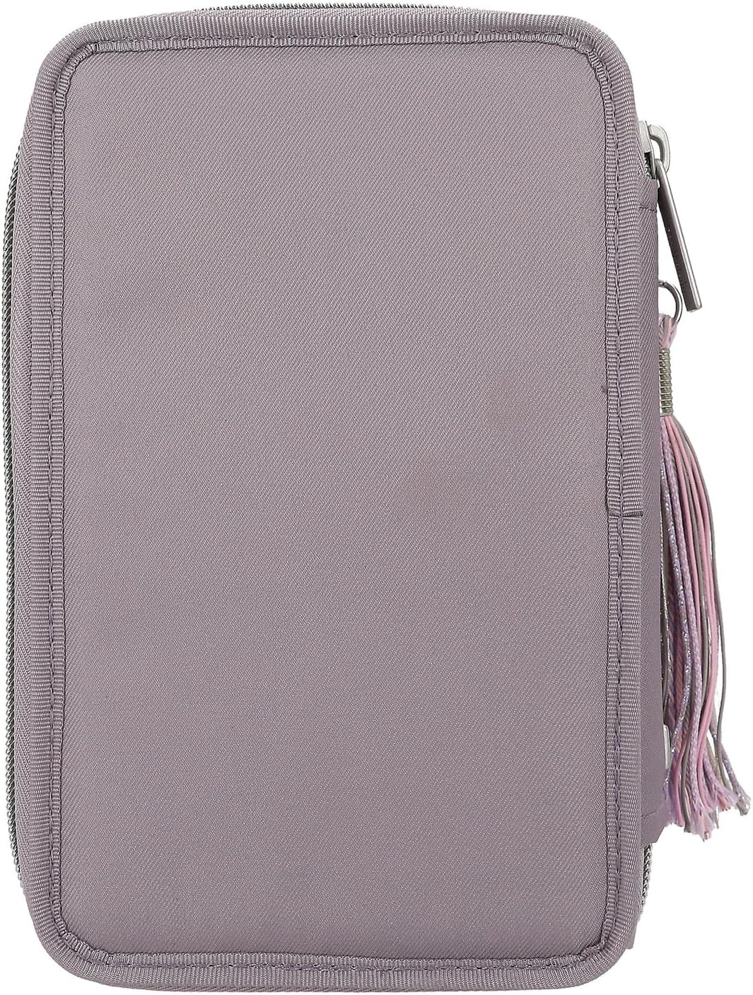 Depesche 13126 Miss Melody Fantasy Horse - Filled 3-Compartment Pencil Case in Pale Purple, with Horse Motif and Glitter, Pencil Case with Colouring Pencils, Ruler, Scissors etc.