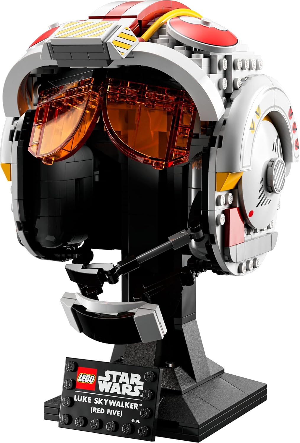 LEGO 75327 Star Wars Luke Skywalker Helmet (Red Five) Model, Collectible and Great Adult Gift, Kit, Room Decoration