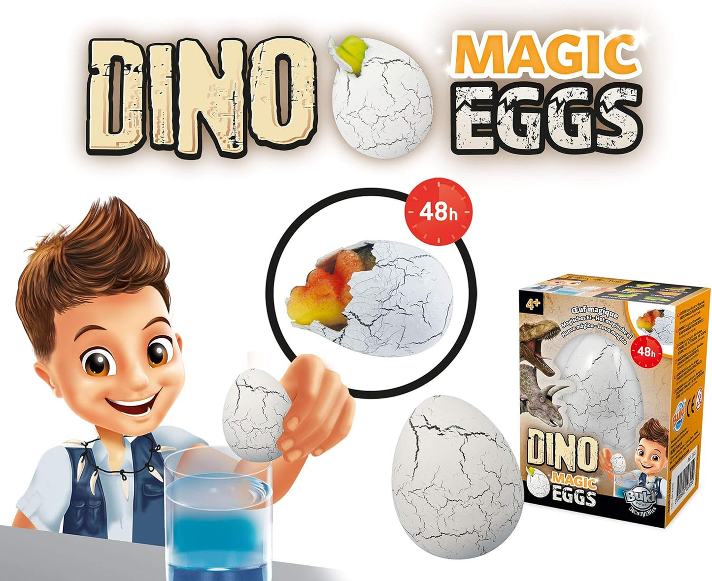 BUKI D6G Magic Dino Egg (Random Model)