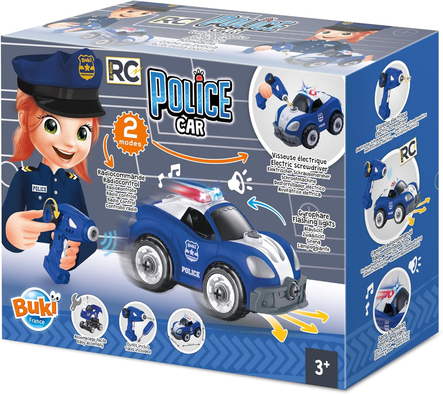 Buki 9023 RC Police Car