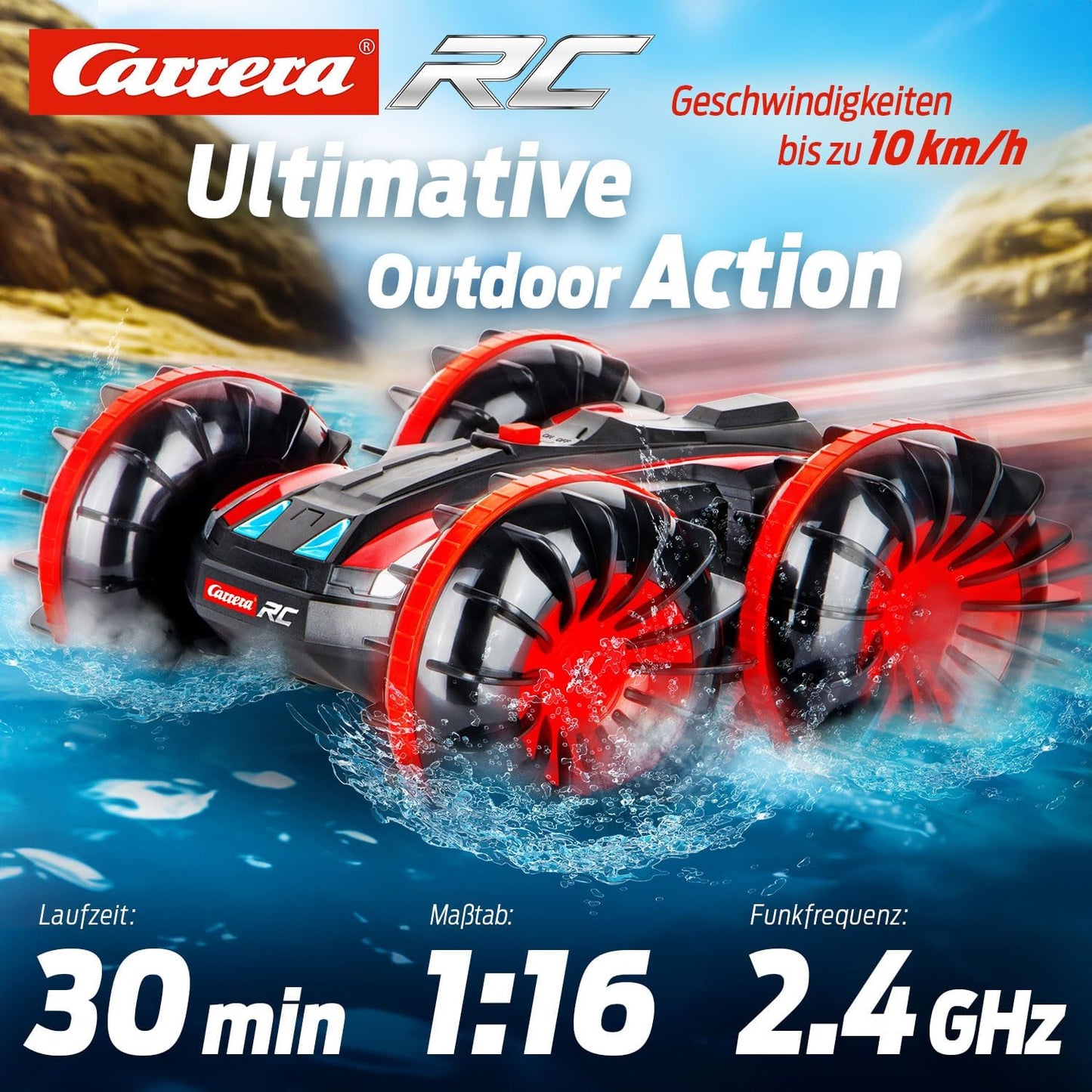 Carrera RC All-Terrain Stunt Car, Radio-Controlled Car, 370160131