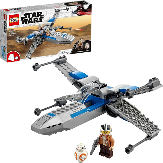 LEGO 75297 Star Wars Resistance X-Wing Starfighter, Easter Gift for Toddlers, Toy from 4 Years