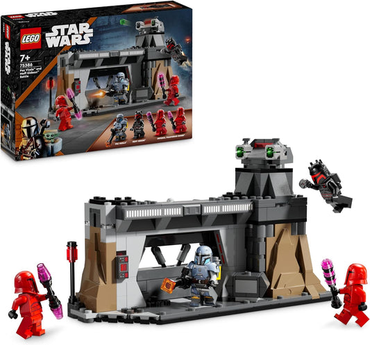 Lego Star Wars: The Mandalorian Duel Between Paz Vizsla and Moff Gideon, Collectable Building Toy for Children, Gift Idea for Creative Boys and Girls from 7 Years, Mandalorian Toy, 75386