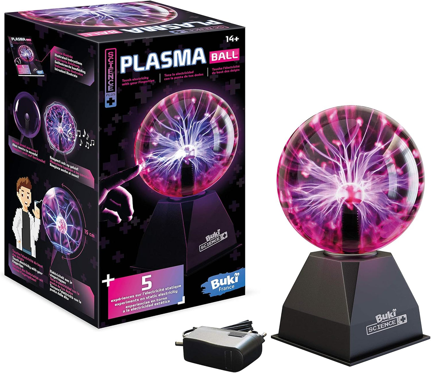 BUKI France SP001 Plasma Ball 14+ Years