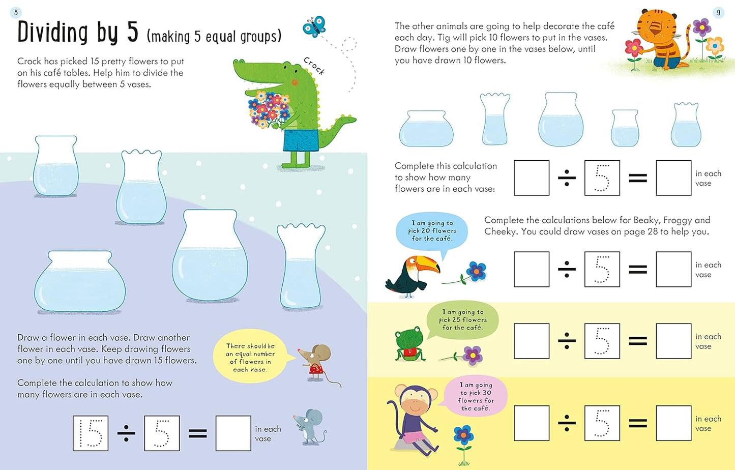 Usborne Workbooks Dividing 6-7: 1