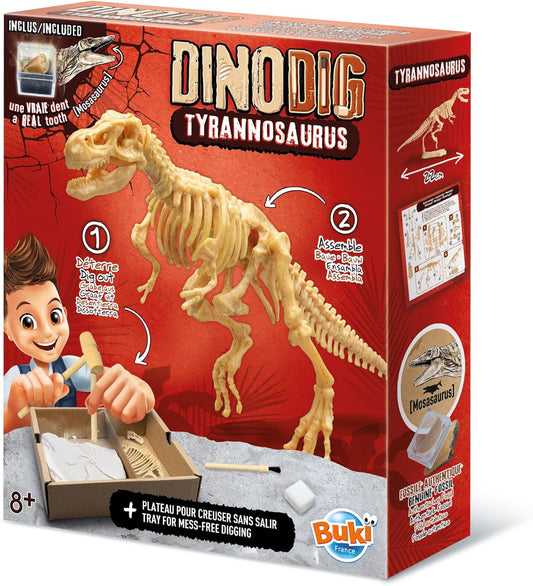 Buki - Dino dig-t-Rex-Dinosaurus zum Ausgraben, 20 cm, 445TYR