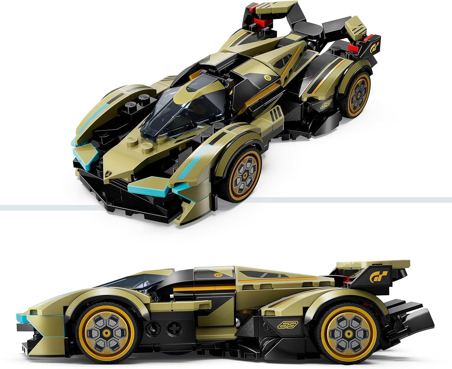 LEGO Speed Champions Lamborghini Lambo V12 Vision GT Super Sports Car, Toy Car with Buildable Model for Children, Gift for Boys, Girls and Gaming Fans 76923