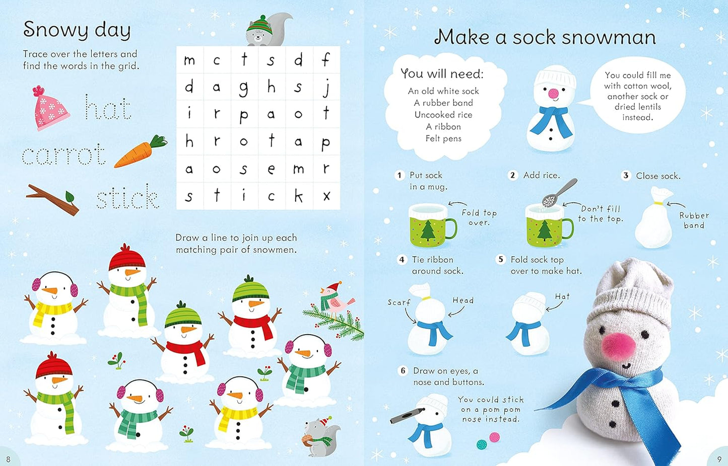 Christmas Things to Make and Do (Play Books): A Christmas Activity Book for Kids