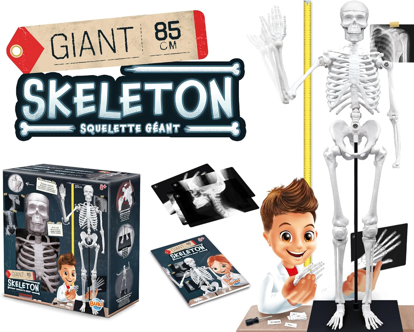 Buki France 2181 Giant Skeleton 85 cm White